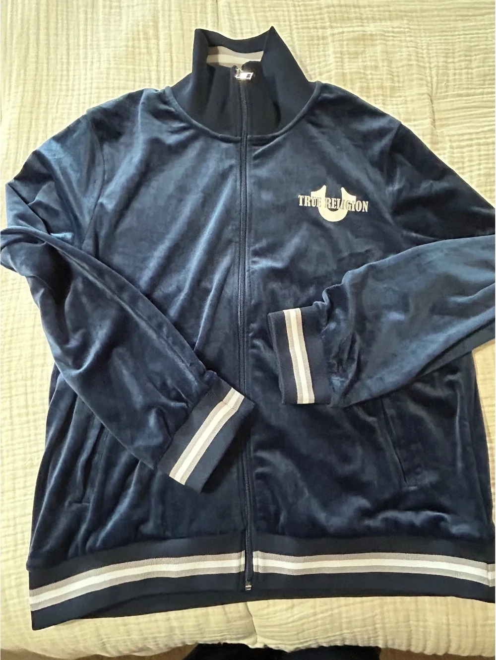 True Religion Velour World Tour Track Jacket